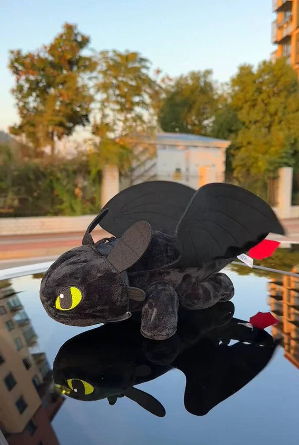 Flying Dragon Car Roof & Helmet Ornament – Movable Wings