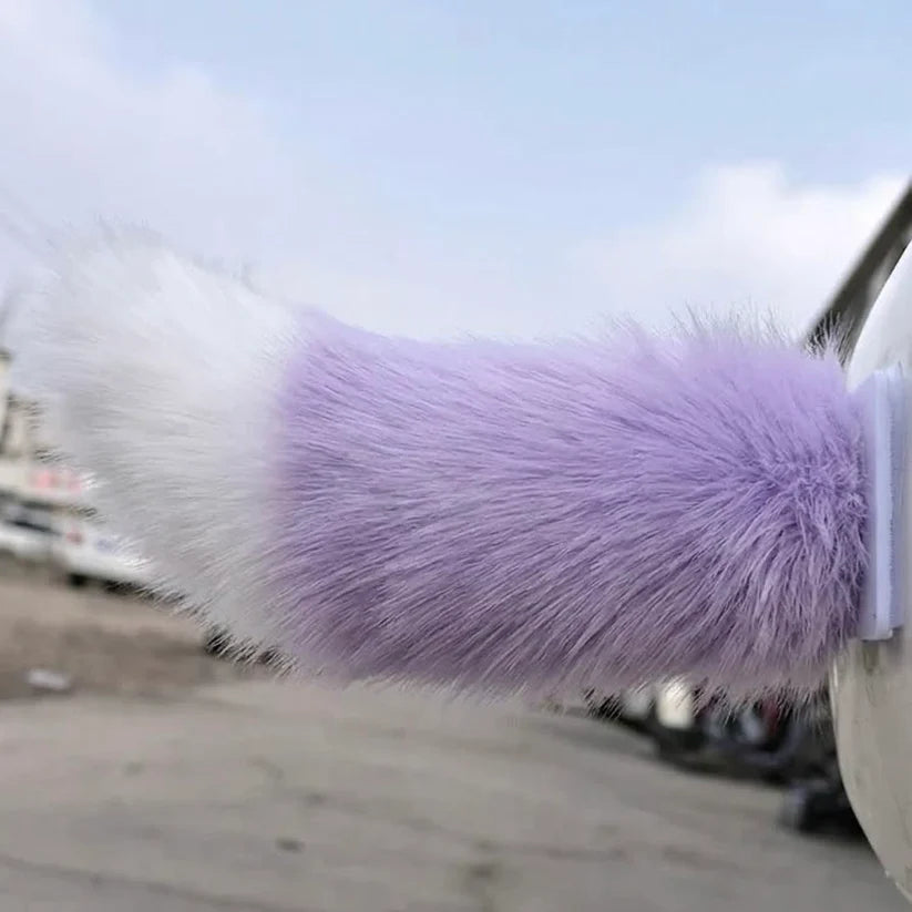 Tail Rush – Electric Wagging Fur Tail for Car & Bike | Voice & Remote Control