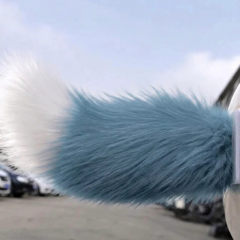 Tail Rush – Electric Wagging Fur Tail for Car & Bike | Voice & Remote Control
