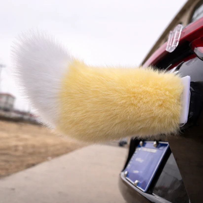 Tail Rush – Electric Wagging Fur Tail for Car & Bike | Voice & Remote Control